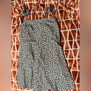 Shein green floral dress